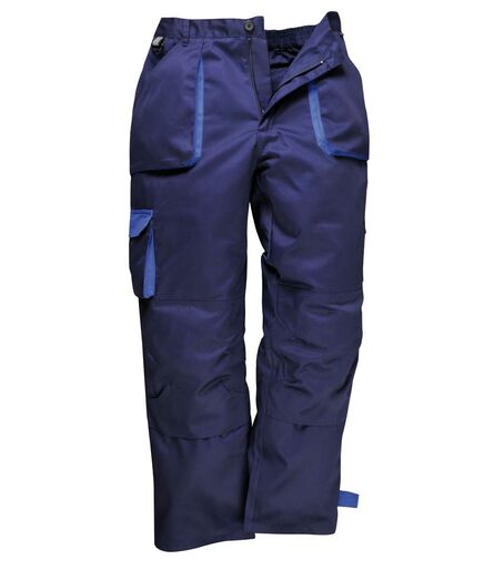 Texo Contrast Trousers, Navy, 3XL/R, Portwest