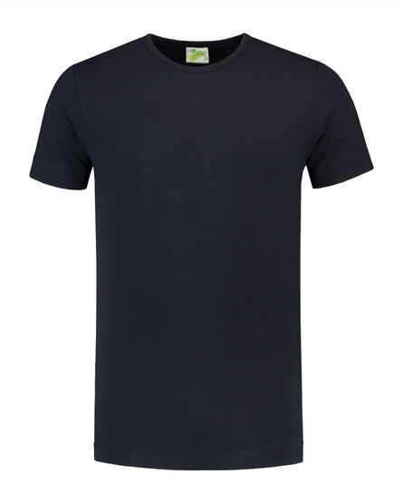 L&S T-shirt Crewneck cot/elast SS for him | Dark Navy | S
