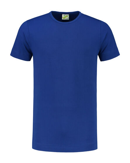 L&S T-shirt Crewneck cot/elast SS for him | Royal Blue | 3XL