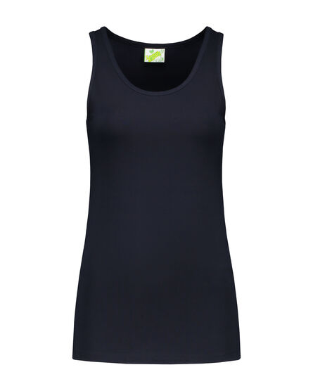 L&S Tanktop cot/elast for her | Dark Navy | S