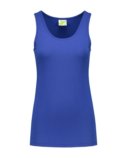 L&S Tanktop cot/elast for her | Royal Blue | S