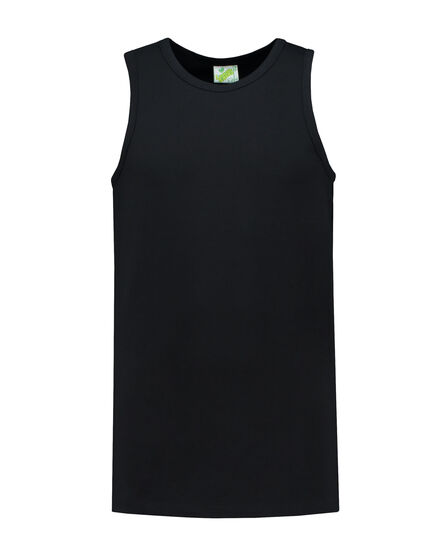 L&S Tanktop cot/elast for him | Black | S