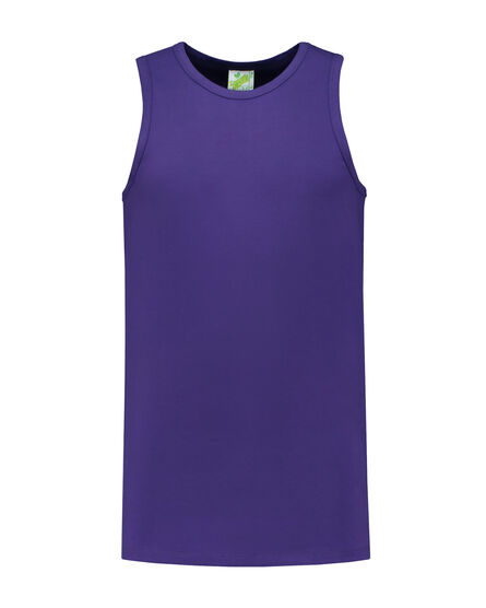 L&S Tanktop cot/elast for him | Purple | S