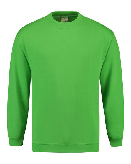 L&S Sweater Set-in Crewneck | Lime | S