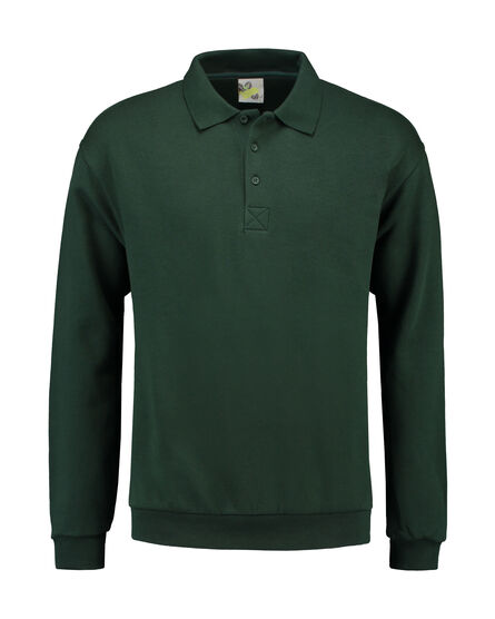 L&S Polosweater for him | Forest Green | S