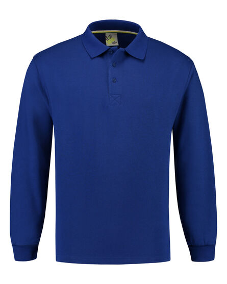 L&S Polosweater Open Hem | Royal Blue | S