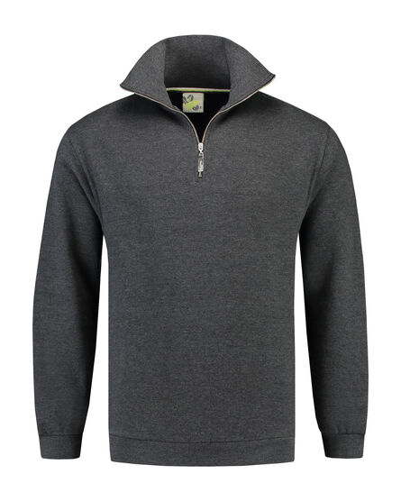 L&S Sweater Zip | Antracite | S