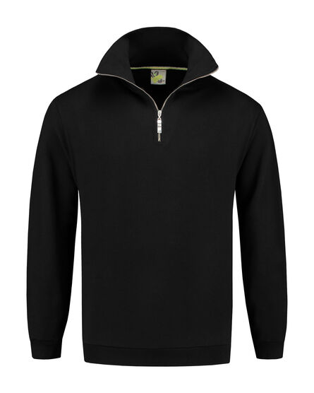 L&S Sweater Zip | Black | S
