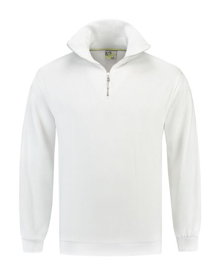 L&S Sweater Zip | White | S