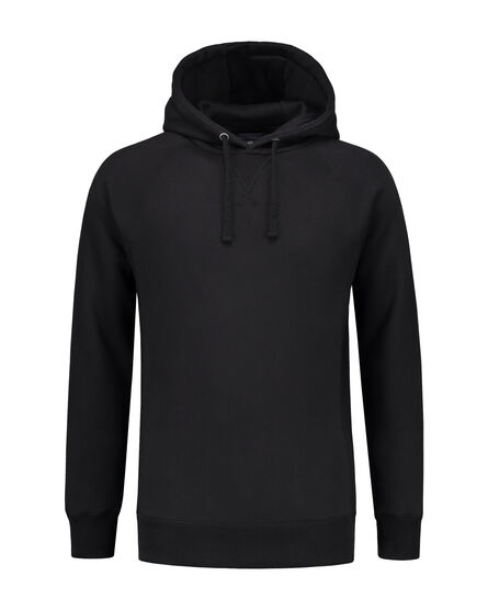 L&S Heavy Sweater Hooded Raglan for him | Black | S