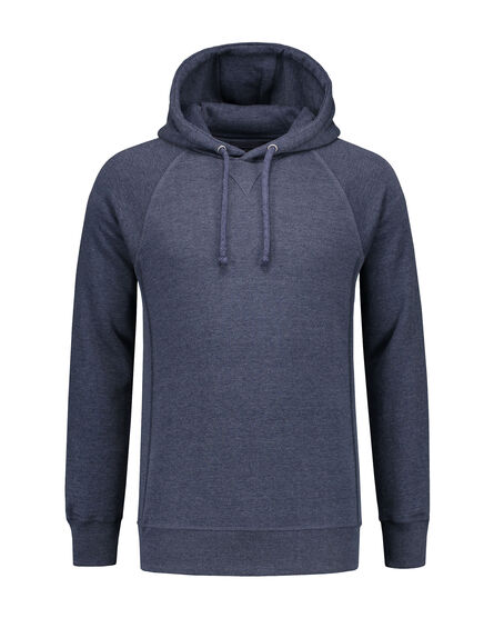 L&S Heavy Sweater Hooded Raglan for him | Navy heather | S