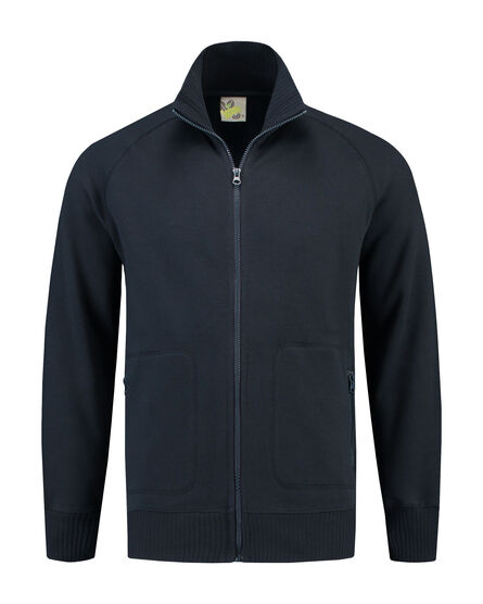 L&S Sweater Cardigan unisex | Dark Navy | XS