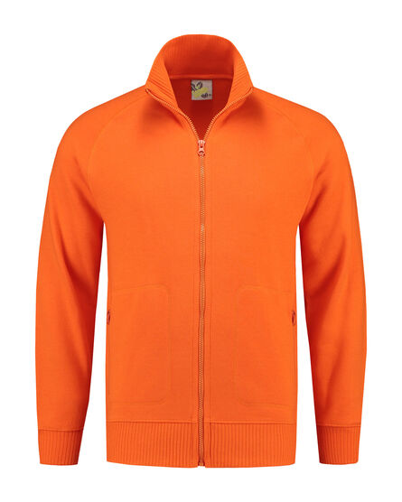 L&S Sweater Cardigan unisex | Orange | XS