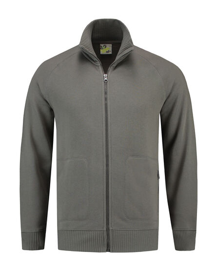 L&S Sweater Cardigan unisex | Pearl Grey | XS
