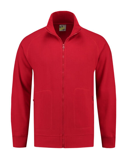 L&S Sweater Cardigan unisex | Red | XS