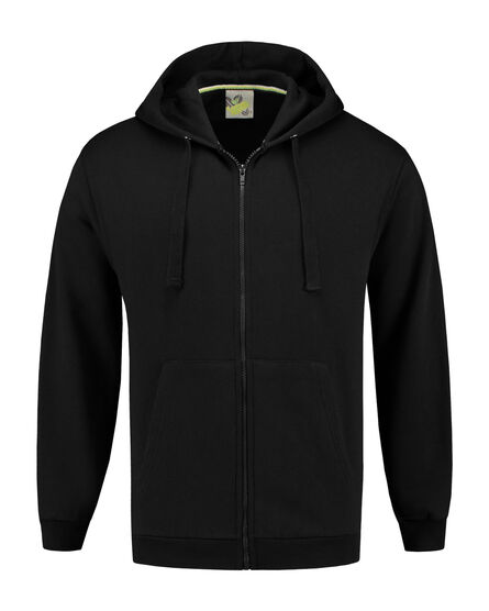 L&S Sweater Hooded Cardigan | Black | S