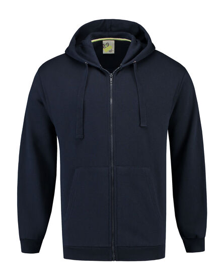 L&S Sweater Hooded Cardigan | Navy | S