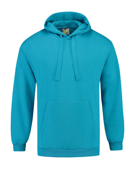L&S Sweater Hooded | Turquoise | S