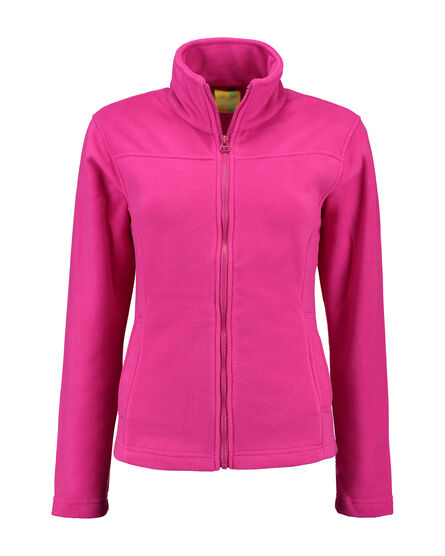 L&S Polar Fleece Cardigan for her | Fuchsia | S