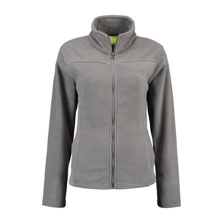 L&S Polar Fleece Cardigan for her | Pearl Grey | S