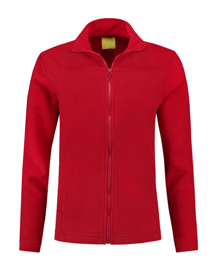 L&S Polar Fleece Cardigan for her | Red | S