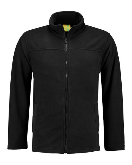L&S Polar Fleece Cardigan for him | Black | S