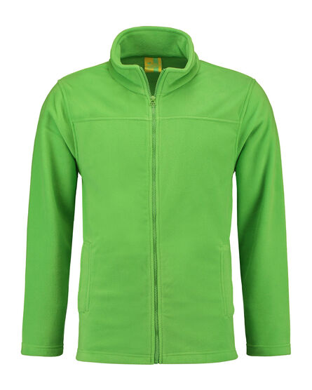 L&S Polar Fleece Cardigan for him | Lime | S
