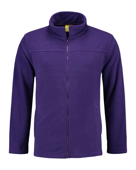 L&S Polar Fleece Cardigan for him | Purple | S