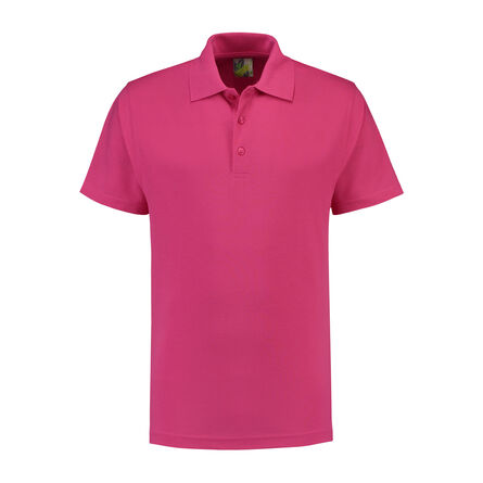 L&S Polo Basic Mix SS for him | Fuchsia | S