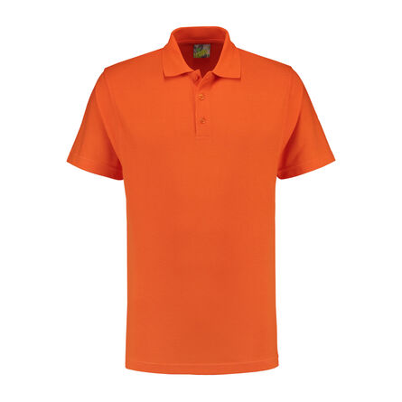 L&S Polo Basic Mix SS for him | Orange | S
