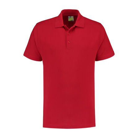 L&S Polo Basic Mix SS for him | Red | S
