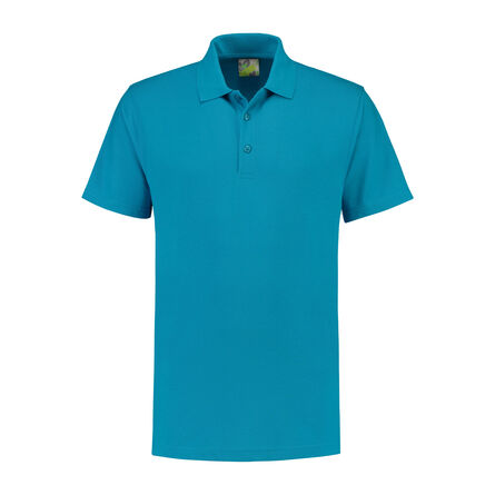 L&S Polo Basic Mix SS for him | Turquoise | S