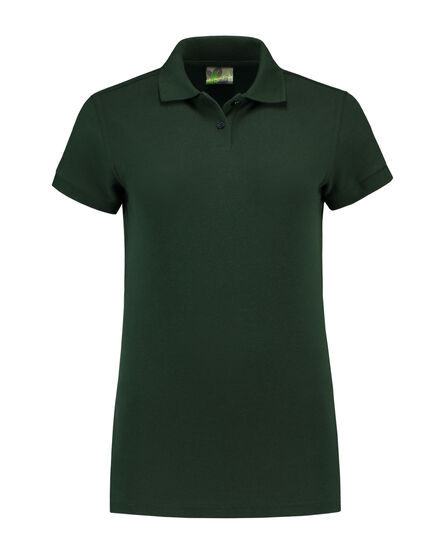 L&S Polo Basic Mix SS for her | Forest Green | XXL