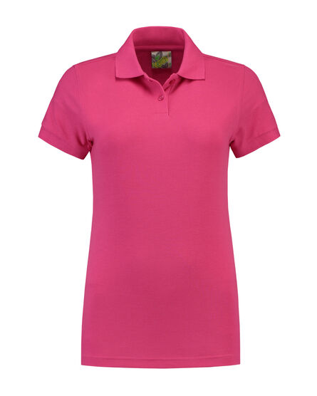 L&S Polo Basic Mix SS for her | Fuchsia | S