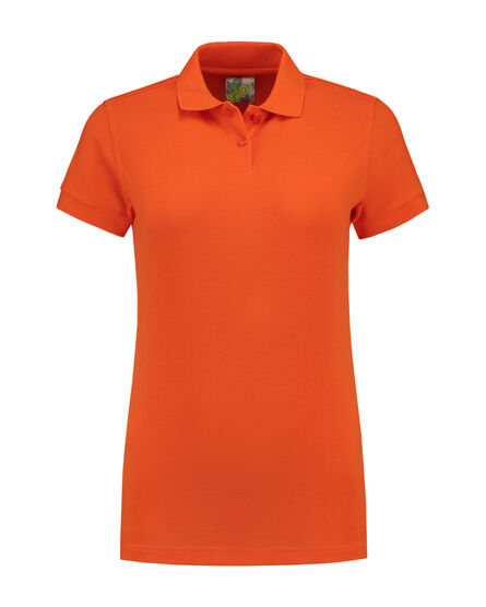 L&S Polo Basic Mix SS for her | Orange | S