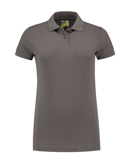 L&S Polo Basic Mix SS for her | Pearl Grey | S