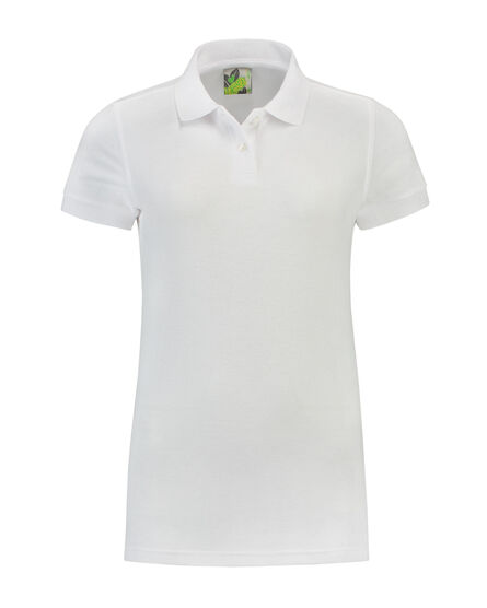 L&S Polo Basic Mix SS for her | White | S