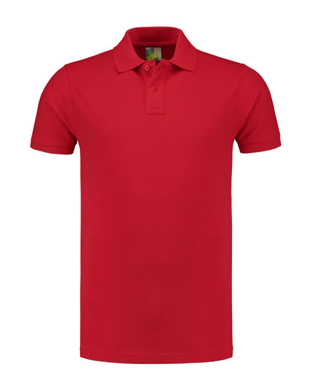 L&S Polo Fit SS | Red | S