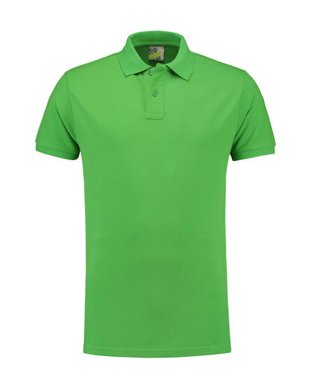 L&S Polo Fit Heavy Mix SS | Lime | S