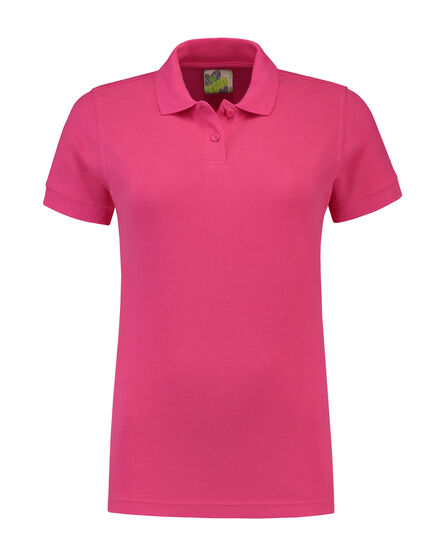 L&S Polo Basic SS for her | Fuchsia | S