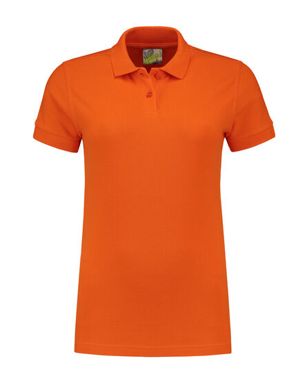L&S Polo Basic SS for her | Orange | S