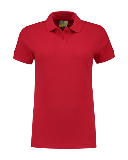 L&S Polo Basic SS for her | Red | S