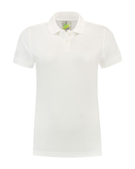 L&S Polo Basic SS for her | White | S