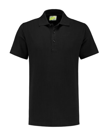 L&S Polo Basic SS for him | Black | 3XL