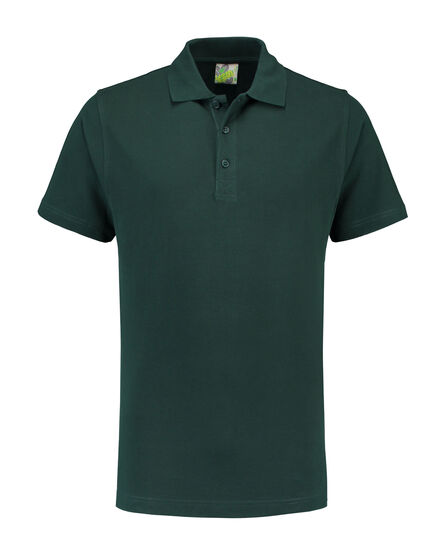 L&S Polo Basic SS for him | Forest Green | 3XL