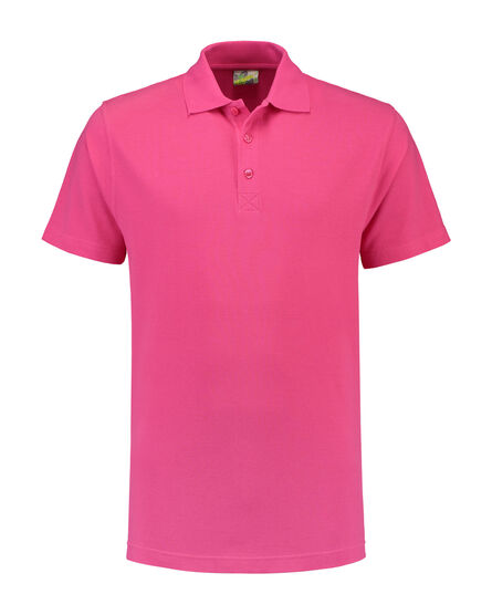 L&S Polo Basic SS for him | Fuchsia | XXL