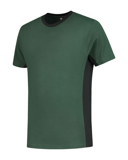 L&S T-shirt Workwear iTee SS | Forest Green/BK | S