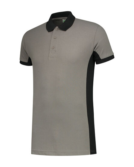L&S Polo Workwear SS | Pearl Grey/BK | S