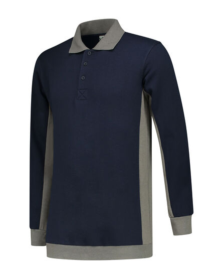 L&S Polosweater Workwear | Dark Navy/PG | S