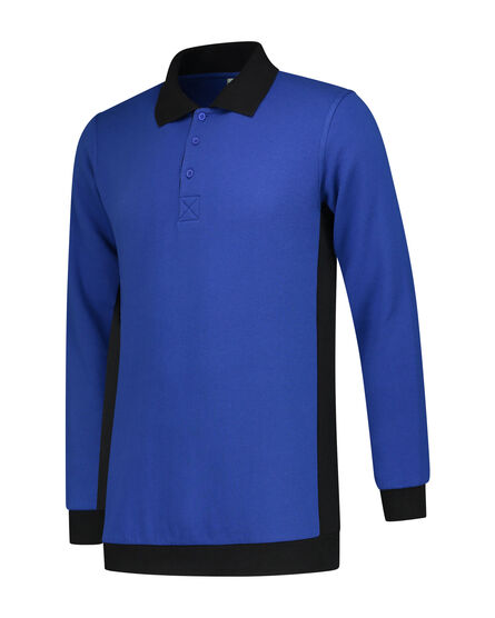 L&S Polosweater Workwear | Royal Blue/BK | S